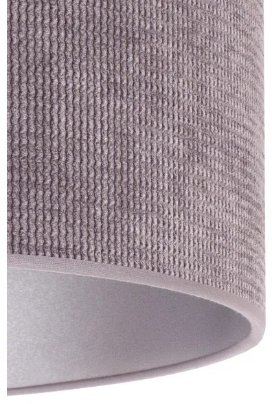 Lustră pe cablu Duolla LYON 1xE27/15W/230V d. 40 cm gri