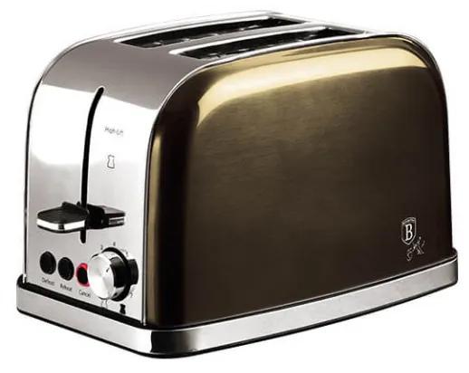 Toaster Metallic Line Shiny Black Edition BerlingerHaus BH 9395