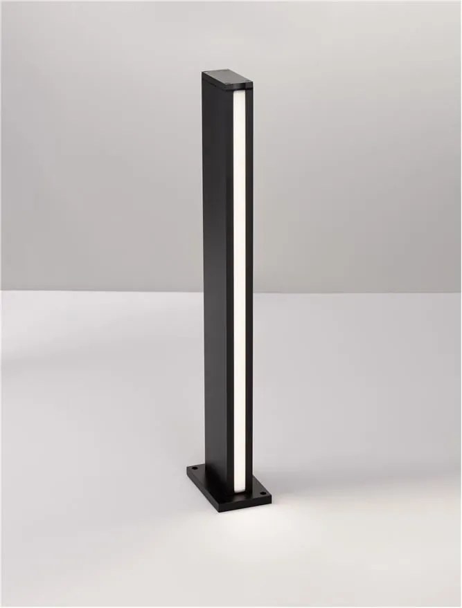 Stalp LED mic pentru exterior design modern IP54 Minot negru
