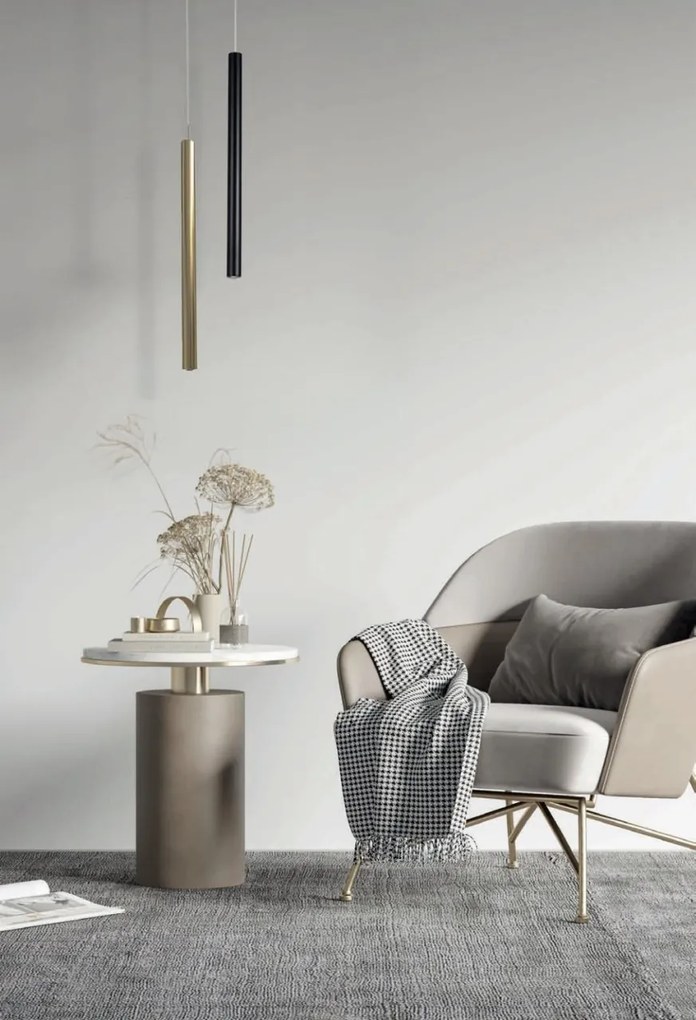 Pendul LED stil modern minimalist ILIOS 1 auriu