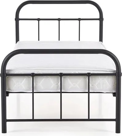 Pat de o persoană 90 cm Lashell 90 (fără saltea) (negru). 1039454