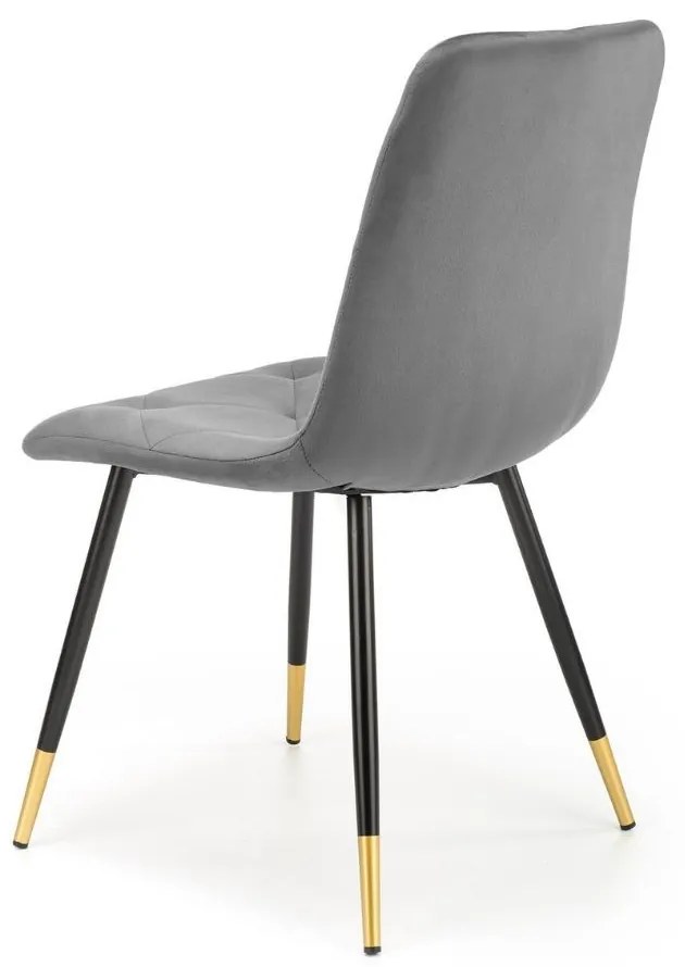 Scaun de bucaterie Pascal, gri/negru