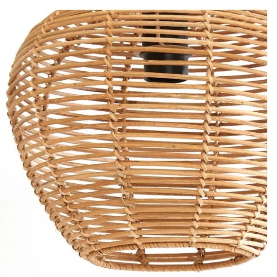Abajur în culoare naturală ø 29 cm Latvia – Light & Living