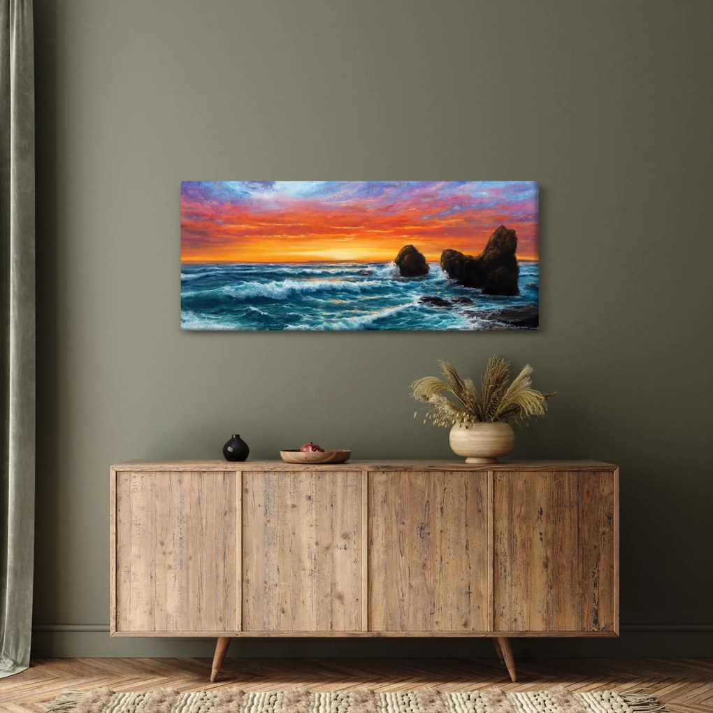 Tablou - Apus de soare (120x50 cm)