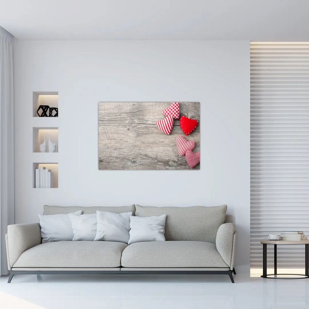 Tablou - Inimioare (90x60 cm)