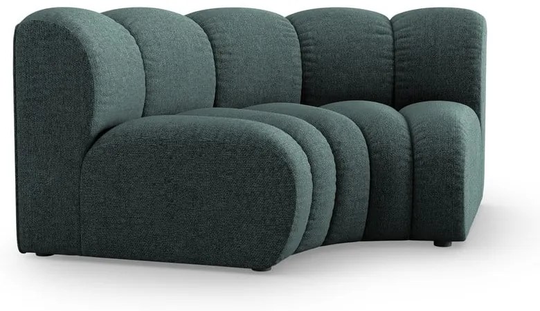 Modul pentru canapea modulară turcoaz cu tapițerie din chenille (cu colț variabil) Lupine – Micadoni