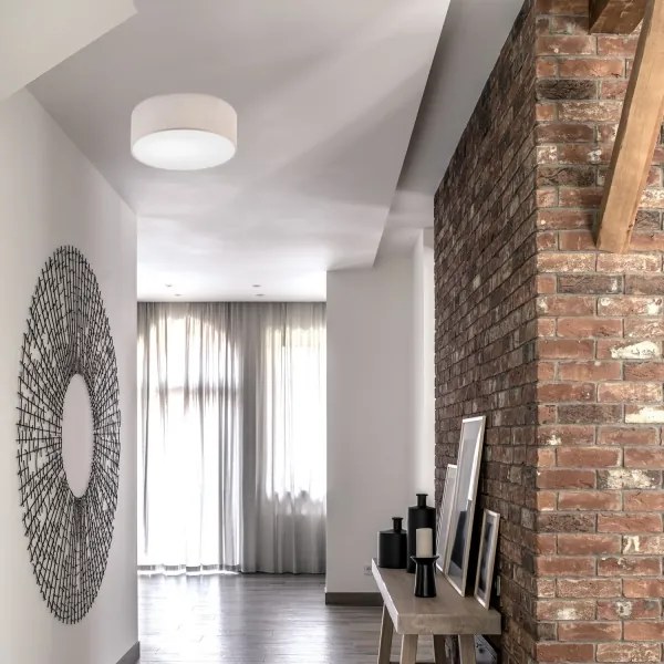 Plafonieră MONTE 1xE27/60W/230V, Ø 35 cm, bej