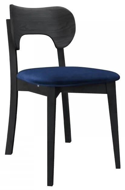 Scaun sufragerie KD 64 (Negru + albastru) . 1103462