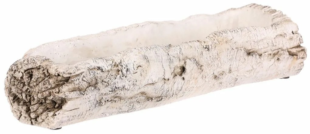 Husă pentru flori - jardiniere, imitație demesteacăn, 39 x 14 x 8 cm, 39 cm