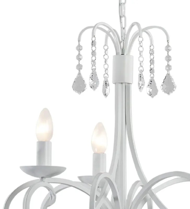 Pendul design modern Diadema alb