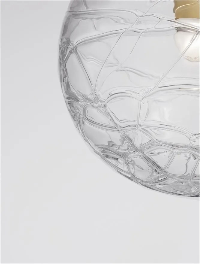 Pendul modern design decorativ COEN auriu D-25cm
