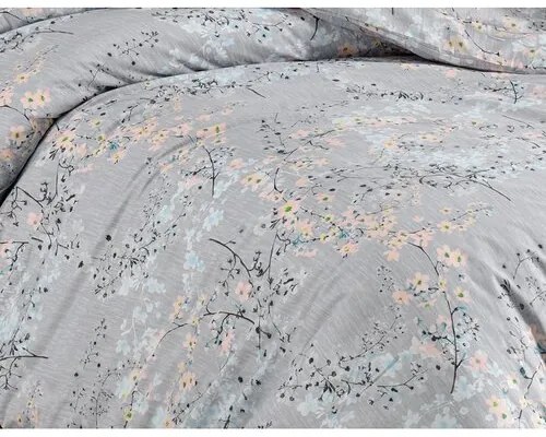 Lenjerie de pat din bumbac BedTex Firuze gri , 140x 200 cm, 70 x 90 cm, 140 x 200 cm, 70 x 90 cm