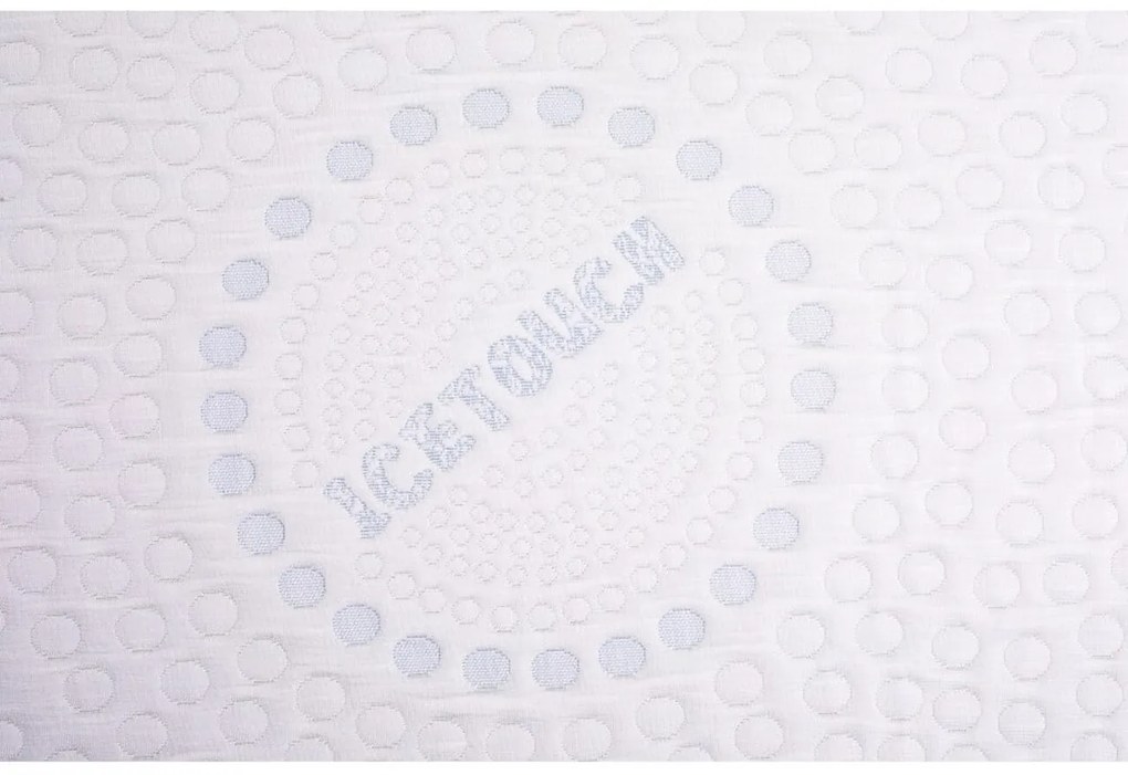 Topper Green Future, Cool Touch, 160 x 190 cm, H 4 cm, spuma memory cu particule reci