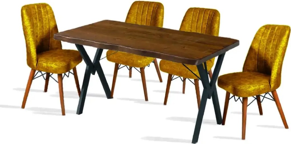 Scaun living tapitat Valentina portacaliu  Homs