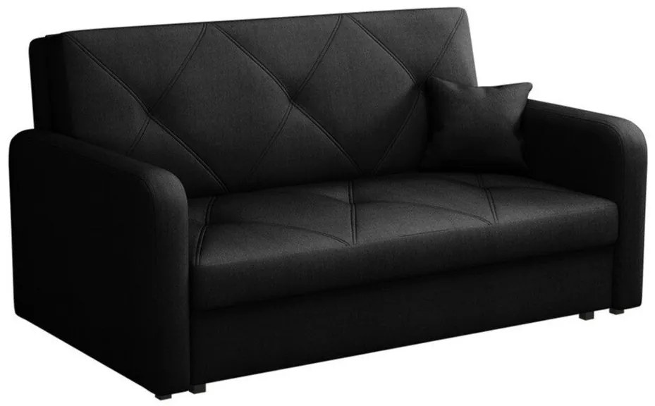 Canapea extensibilă Columbus 169Cutie de pat, 85x153x100cm, 67 kg, Picioare: Metal, Lemn: Pin