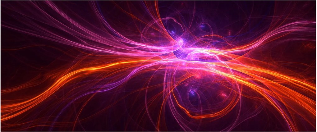 Tablou cu abstracțiune modernă (120x50 cm)