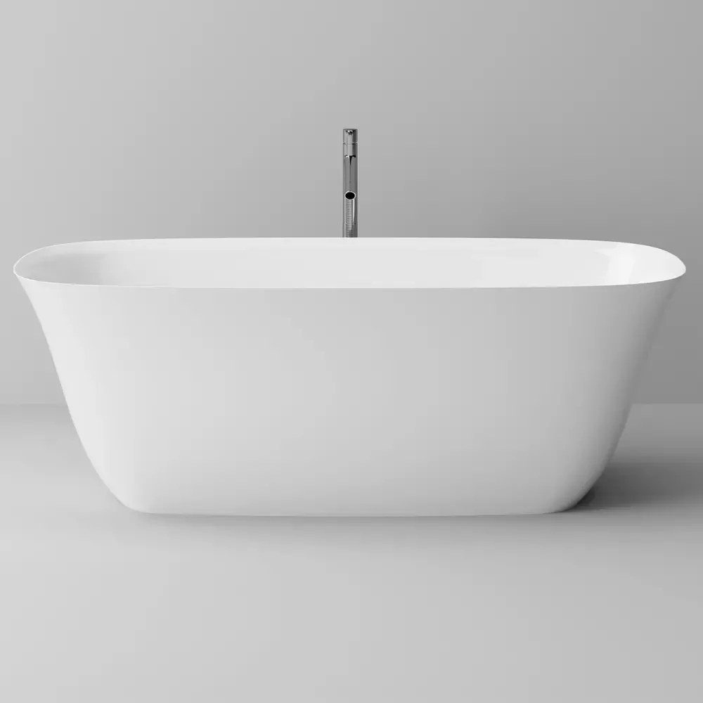 Cada freestanding, din compozit, 170x73 cm, fara preaplin, Marmite Creta