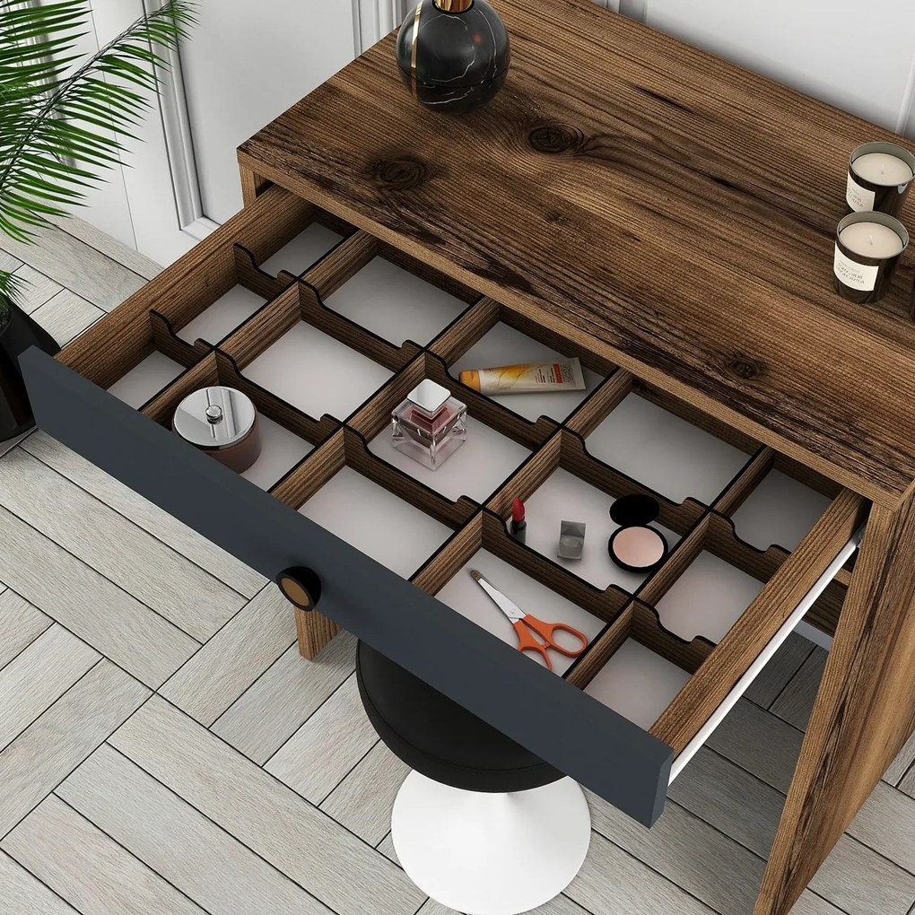 Măsuță de cosmetică Lizbon Anthracite