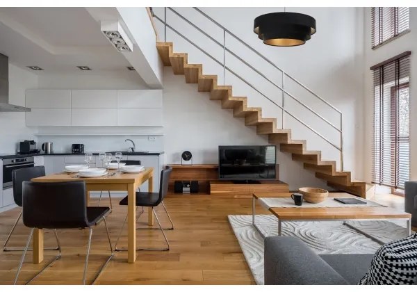 Lustr TRINITI pe cablu 1xE27/60W/230V negru/auriu