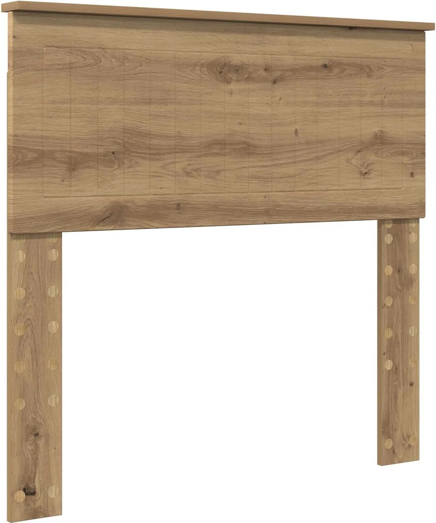 vidaXL Tăblie cap Stejar Artizanal 90 cm Lemn compozit