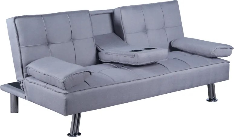 Canapea extensibilă, gri, GOLDIA NEW