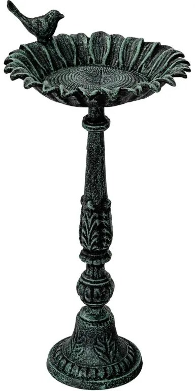 STILISTA Baie pentru păsări din fontă, 50 x 24 cm, verde ant