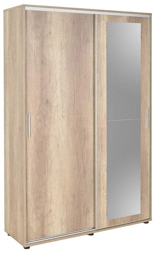Pantofar Adore Porto cu cuier, 2 usi cu oglinda, 12 rafturi, capacitate 35 perechi incaltaminte, 120 x 212 x 40 Cm