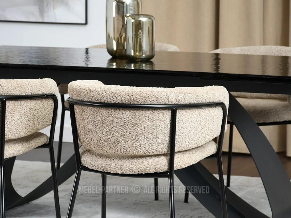 Scaun Sorento (bej închis + negru). Promo -9%. 1111274