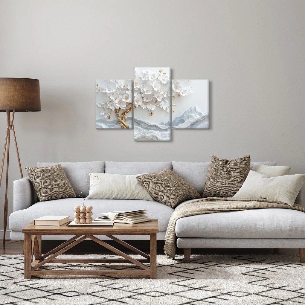 Tablou – Arborele vieții 3D elegant (90x60 cm)