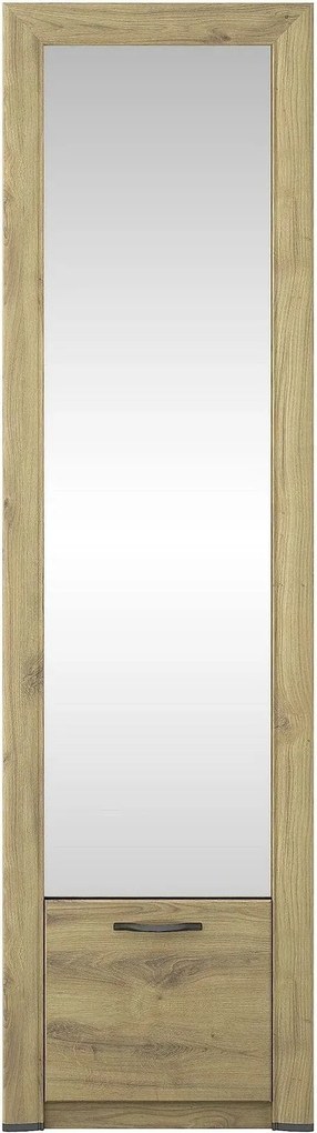 Dulap hol SAPORI, stejar navarra, PAL laminat, 60x36x217 cm