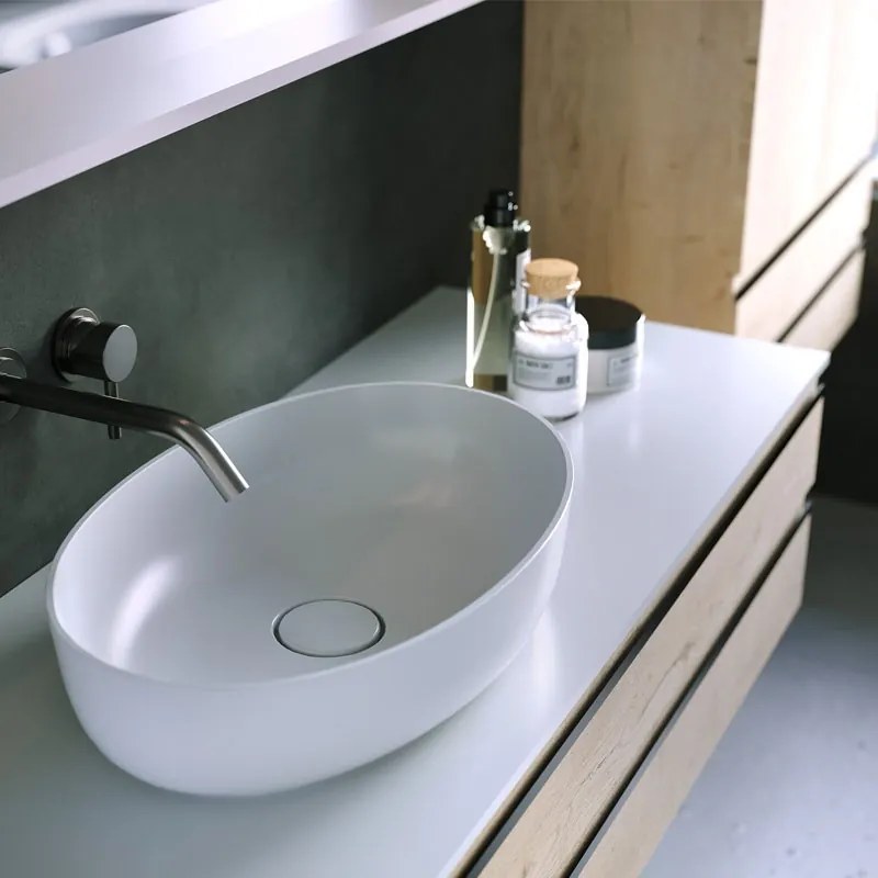 Mobilier suspendat, Kolpasan, Alexis, pentru lavoar pe blat 120 cm, Craft Wood