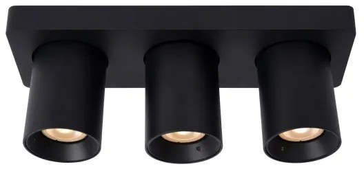 Spot LED dimabil NIGEL 3xGU10/5W/230V negru Lucide 09929/15/30