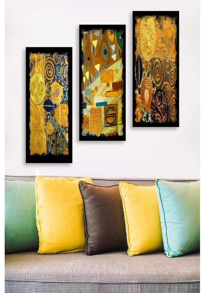 Tablouri 3 buc. 20x50 cm – Wallity