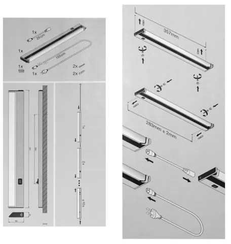 Ledvance - LED Lampă design minimalist TURN LED/6W/230V