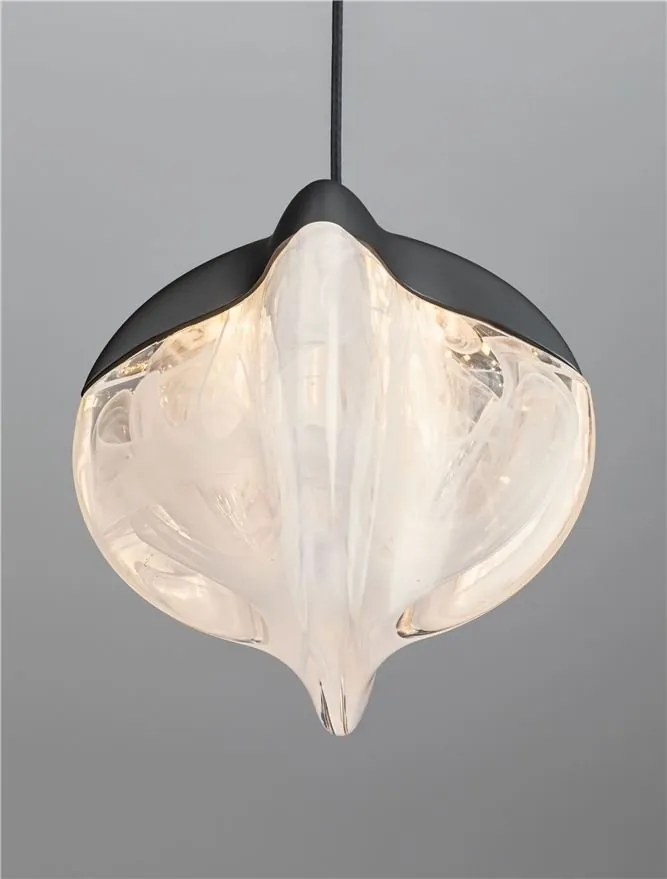 Lustra, Pendul modern LED ALICIA negru