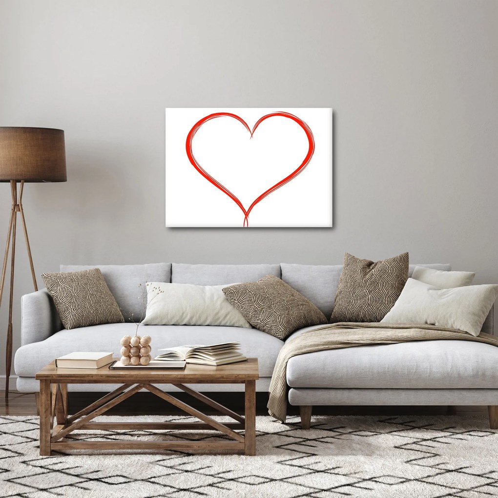 Tablou cu inima (70x50 cm)