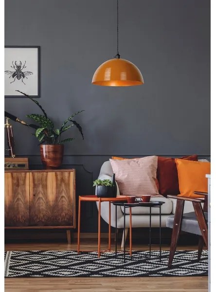 Lustră pe cablu MARNE 1xE27/60W/230V portocaliu Lucide 30485/40/44