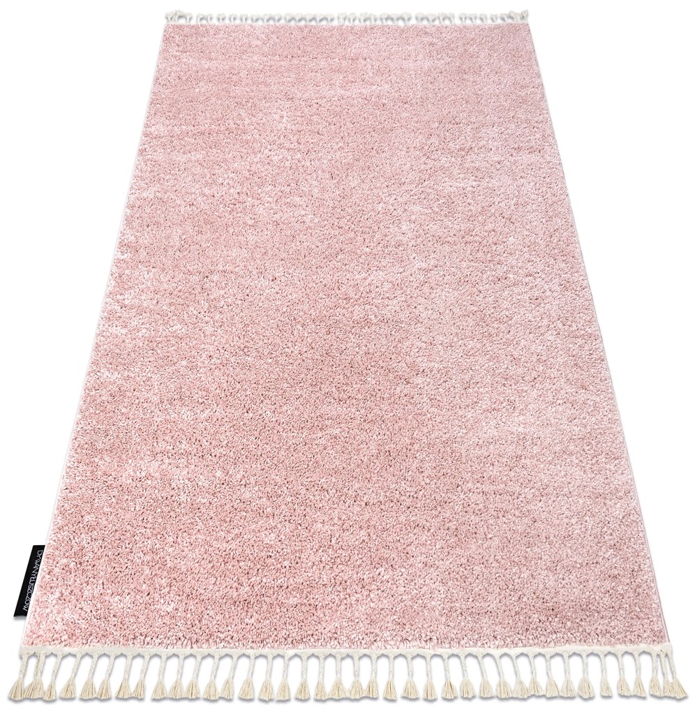 Covor Berber 9000 roz Franjuri shaggy - SECUNDAR-COTATI PRODUSUL