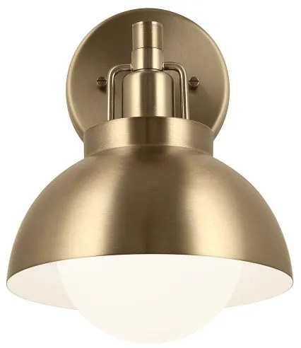 Lampă de perete Kichler KL-NIVA-1W-1P-CPZ NIVA 1xE27/40W/230V alamă