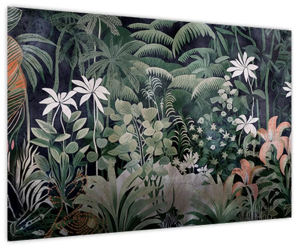 Tablou - Model de junglă pictat (90x60 cm)