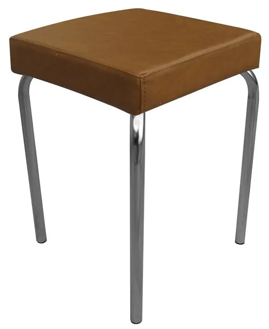 Scaun bucatarie Avida Chrome, Aramiu piele ecologica