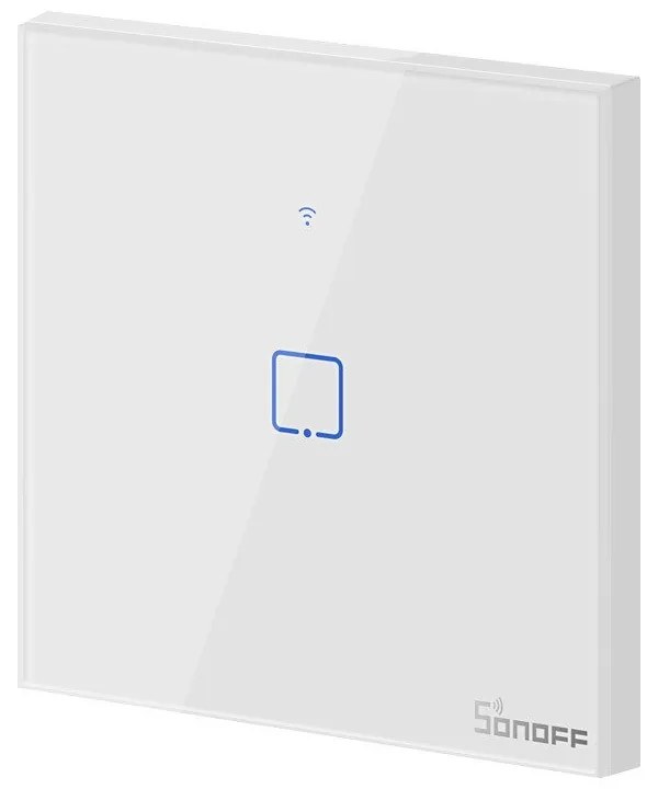 Intrerupator Inteligent WiFi + RF 433MHz Sonoff T1 EU TX cu 1 Canal