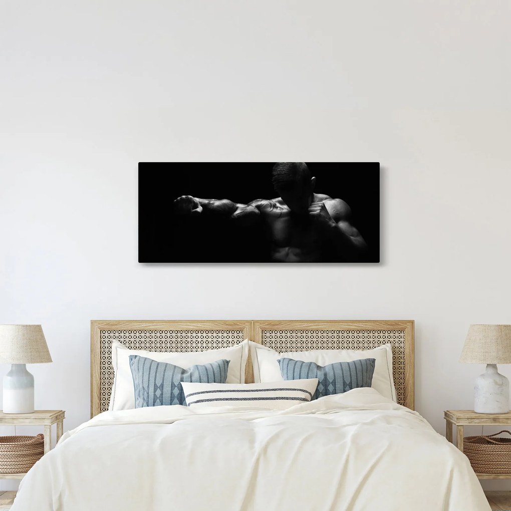 Tablou - Lovitura cu pumn (120x50 cm)