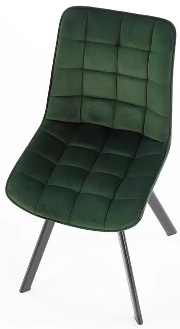 Scaun K332 velvet verde