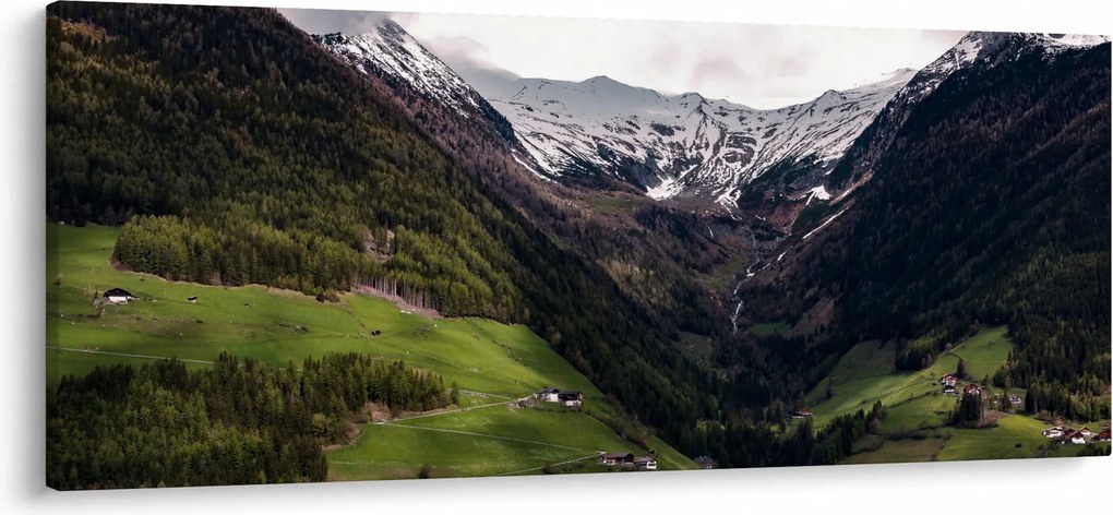 Tablou - Valea la poalele munților (120x50 cm)