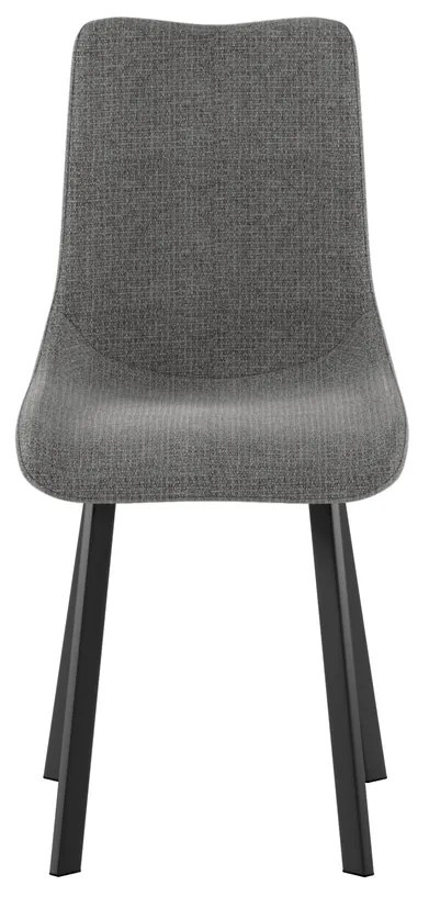 STONES Scaun acoperit cu material textil ușor de curățat. Picioare din metal vopsit 45cm X 56cm H. 86cm | Aosom Romania