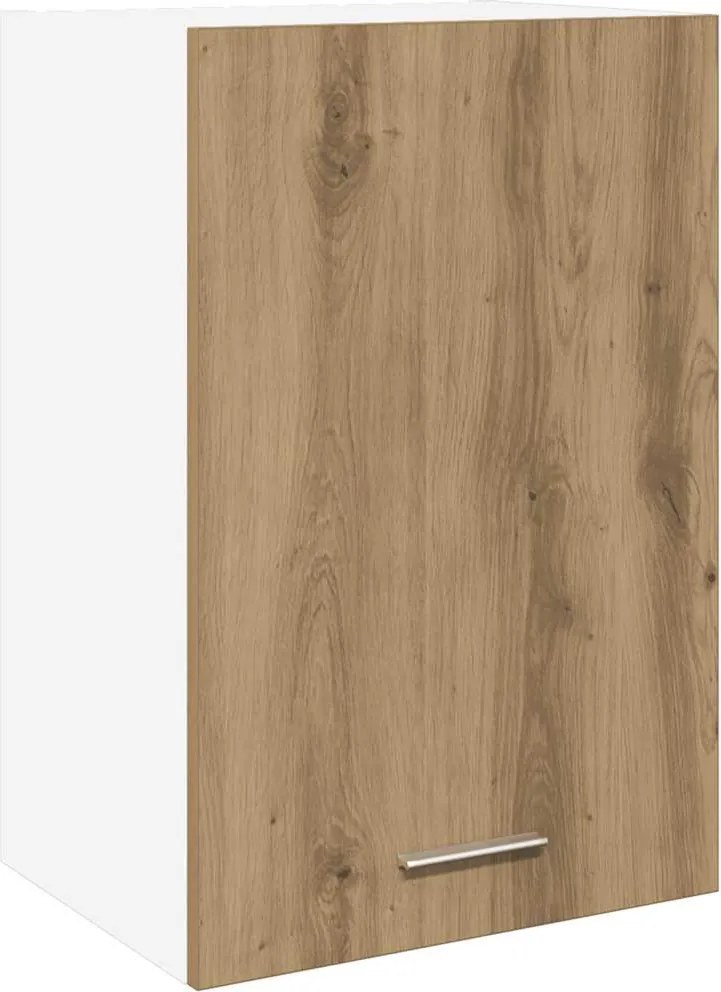 vidaXL Dulap suspendat “Lyon”, stejar artizanal, 40x31x60 cm