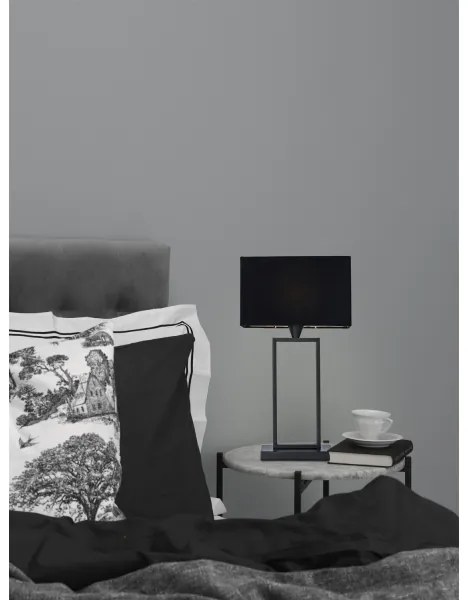 Cottex B2821SV - Lampă de masă KENSINGTON 1xE14/40W/230V, neagră