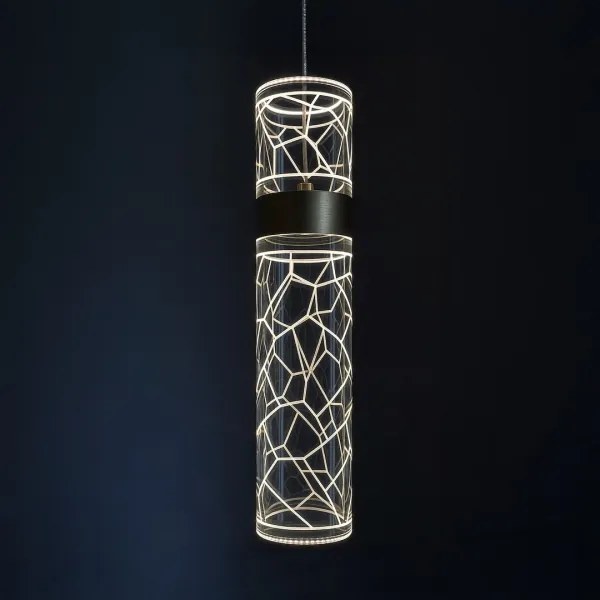 Lustră LED pe cablu LAGOS LED/8W/230V, aurie