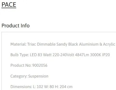 Lustra LED moderna design geometric PACE